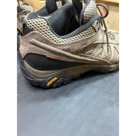 Merrell Mens Moab 2 Vent Hiking Shoes Brown/Black Mesh Suede Vibram Sole US 9 - Picture 4 of 9